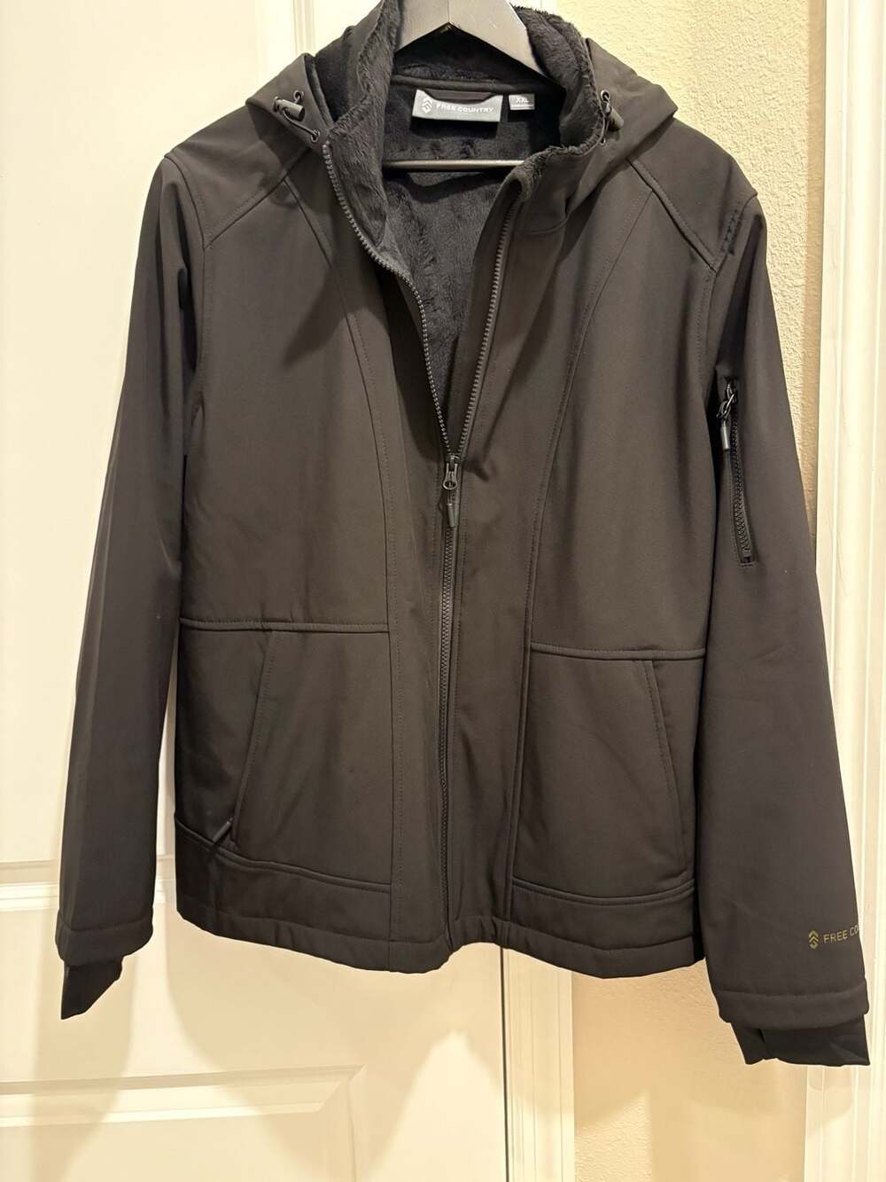 Free Country Women's Super Softshell Jacket Black XXL